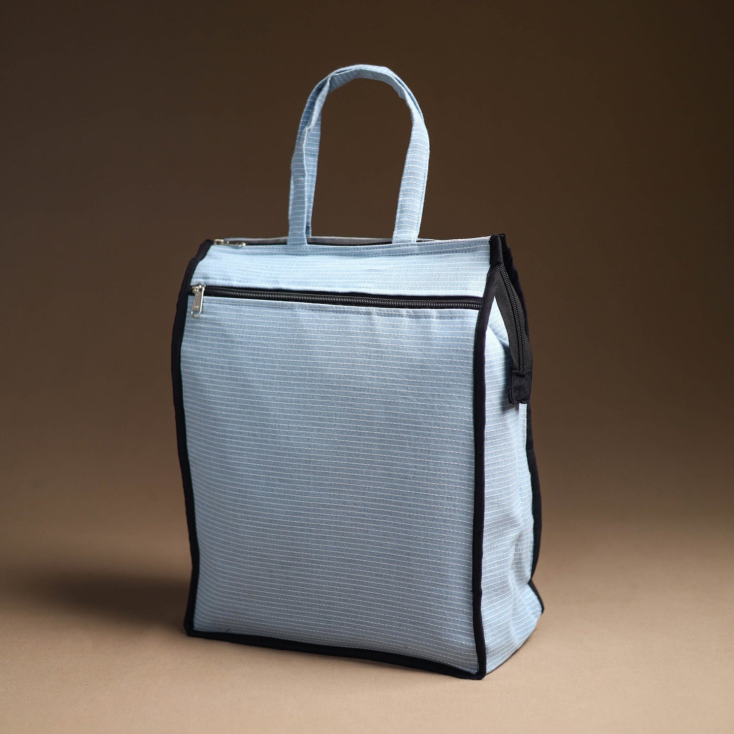 Blue Handcrafted Cotton Shopping Bag 01