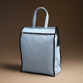 Blue Handcrafted Cotton Shopping Bag 01