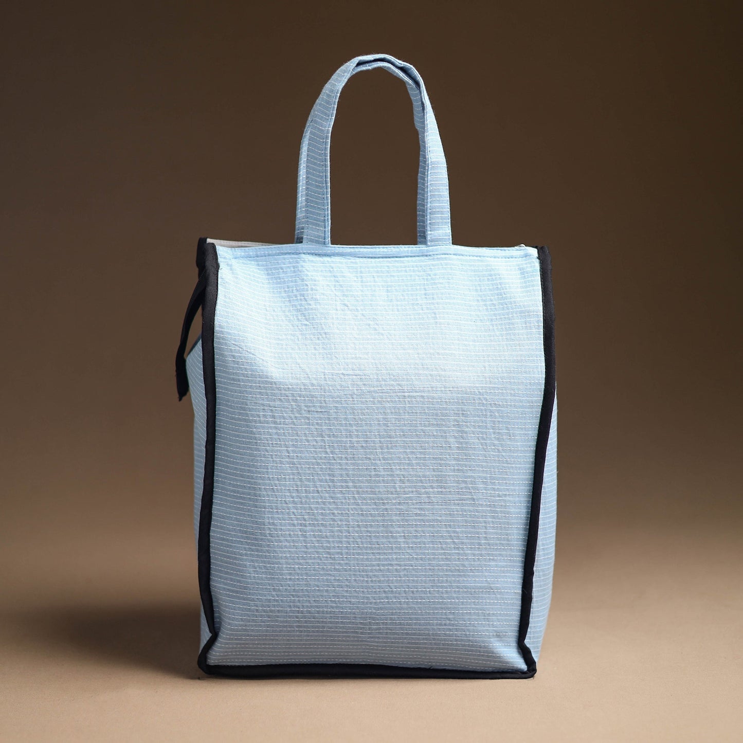Blue Handcrafted Cotton Shopping Bag 01