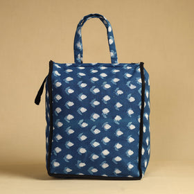 Blue Handcrafted Cotton Shopping Bag 02