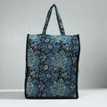Blue Handcrafted Cotton Shopping Bag 05