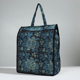 Blue Handcrafted Cotton Shopping Bag 05