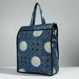 Blue Handcrafted Cotton Shopping Bag 06