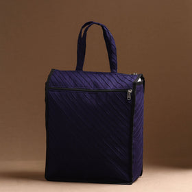 Blue Handcrafted Cotton Shopping Bag 07