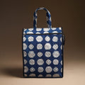 Blue Handcrafted Cotton Shopping Bag 07
