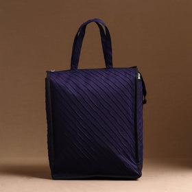 Blue Handcrafted Cotton Shopping Bag 07