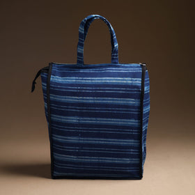 Blue Handcrafted Cotton Shopping Bag 09