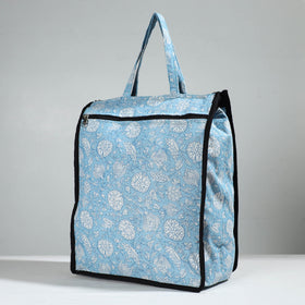 Blue Handcrafted Cotton Shopping Bag 17