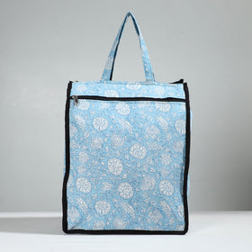 Blue Handcrafted Cotton Shopping Bag 17
