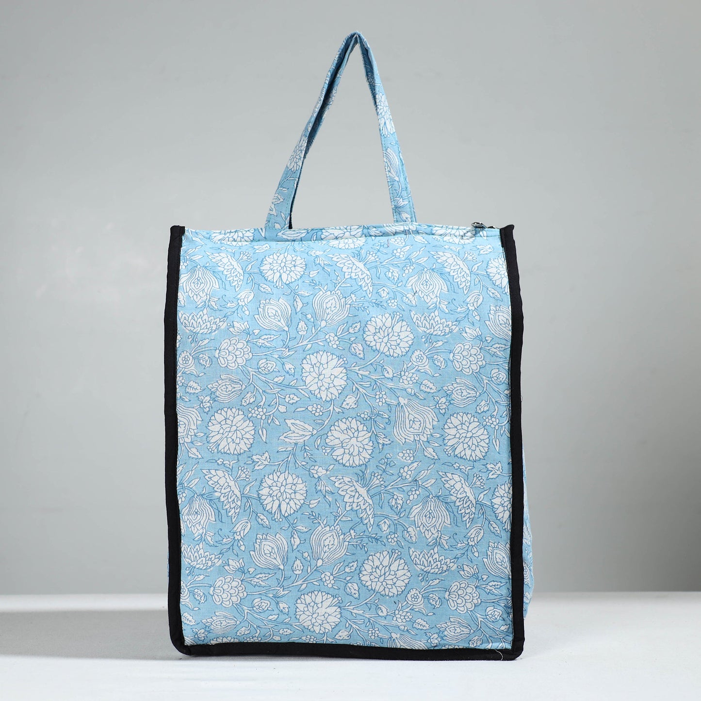 Blue Handcrafted Cotton Shopping Bag 17