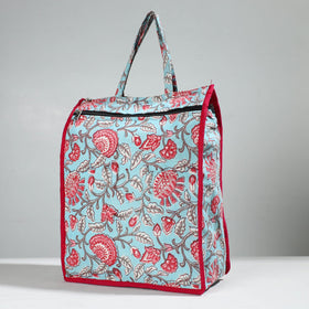 Blue Handcrafted Cotton Shopping Bag 21