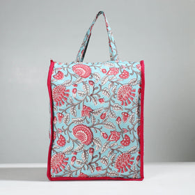 Blue Handcrafted Cotton Shopping Bag 21