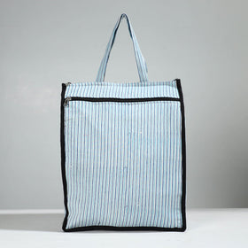 Blue Handcrafted Cotton Shopping Bag 23