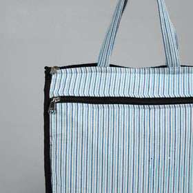 Blue Handcrafted Cotton Shopping Bag 23