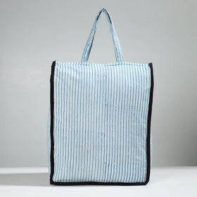 Blue Handcrafted Cotton Shopping Bag 23