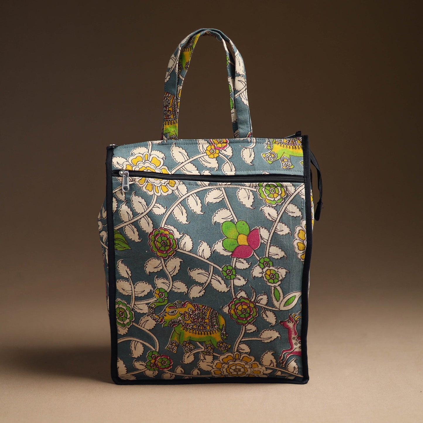 Blue Handcrafted Cotton Shopping Bag 24