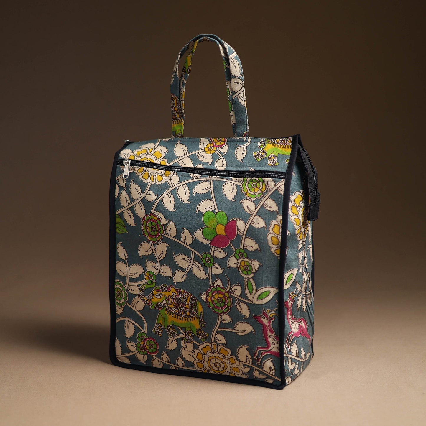 Blue Handcrafted Cotton Shopping Bag 24