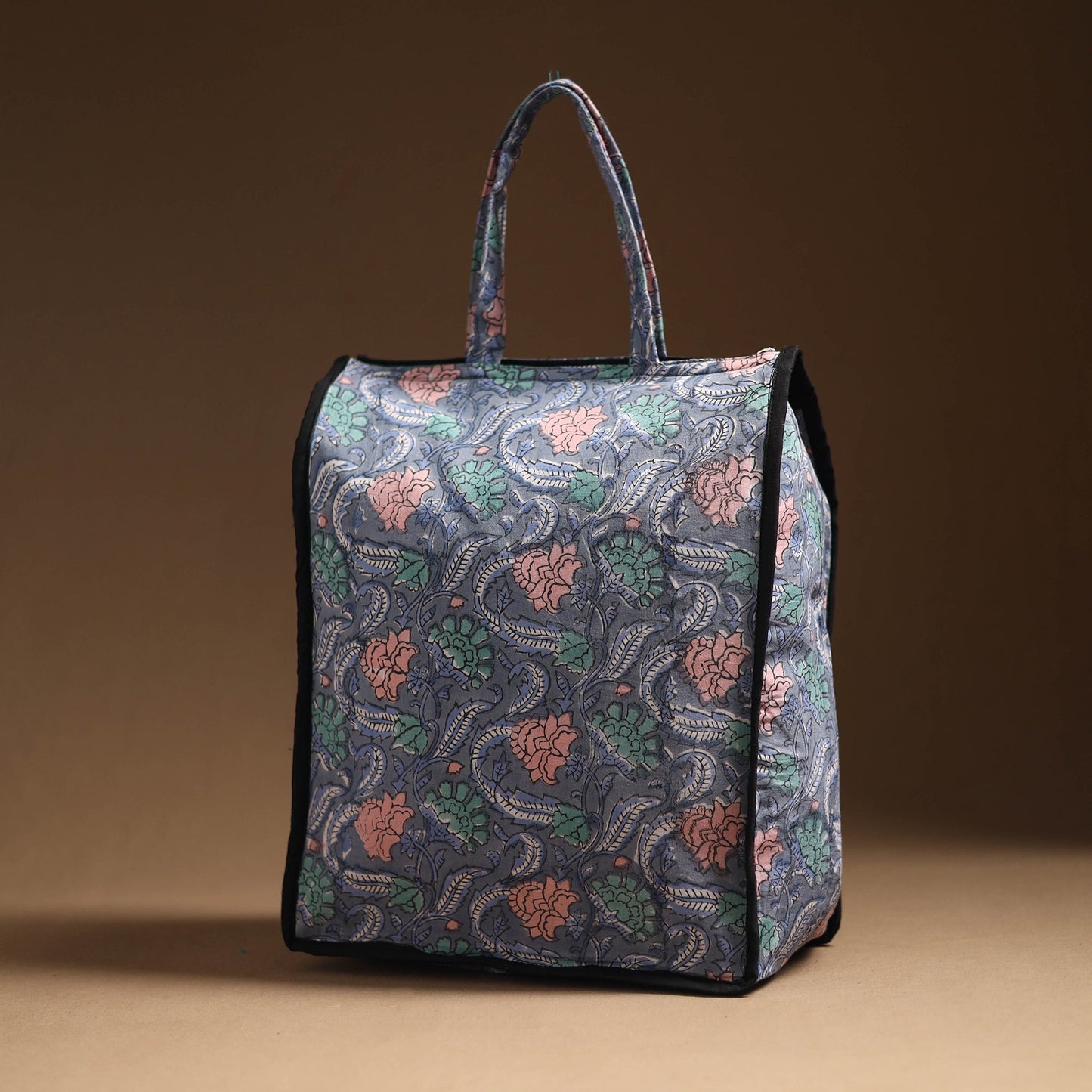 Blue Eco Friendly Handcrafted Cotton Shopping Bag