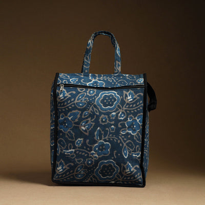 Blue Handcrafted Shopping Hand Bags
