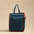 Blue Handcrafted Cotton Shopping Hand Bag