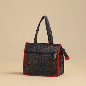 Blue Handcrafted Cotton Small Hand Bag