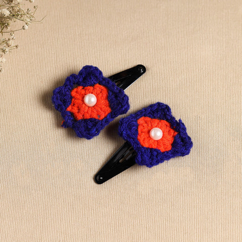 Butterfly Hair Clips for Women – Crochet Set