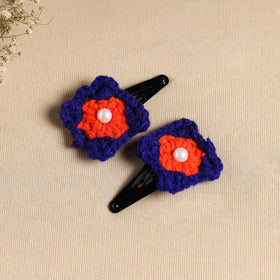 Butterfly Hair Clips for Women – Crochet Set