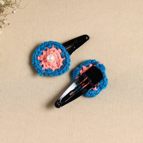 Butterfly Hair Clips for Women – Crochet Set