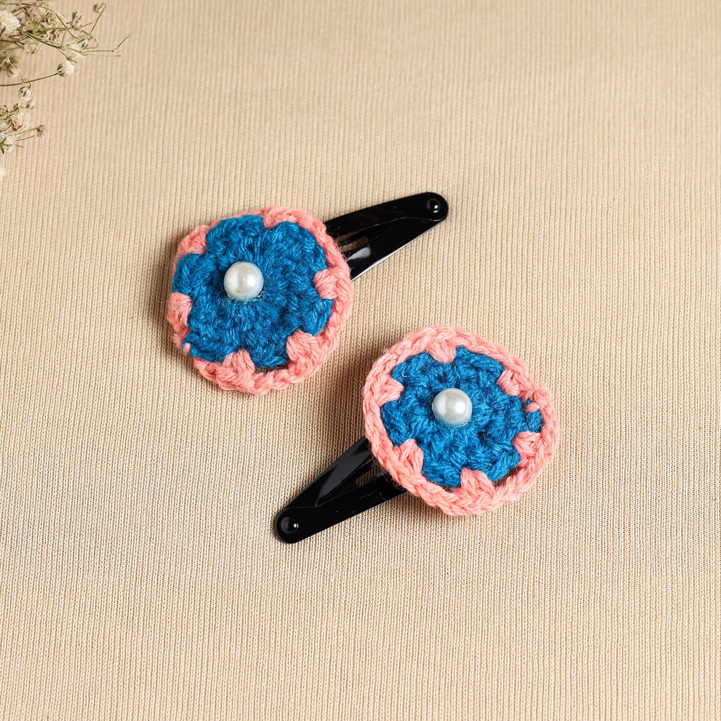 Butterfly Hair Clips for Women – Crochet Set