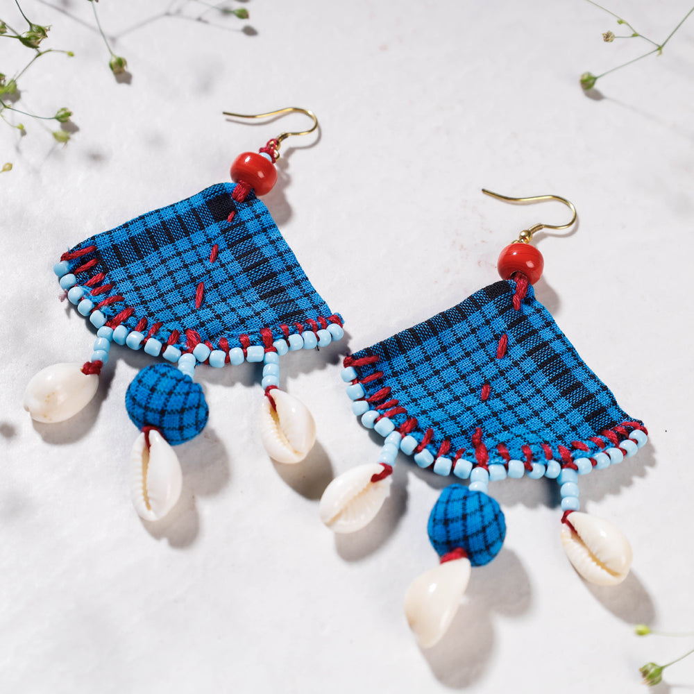  Handcrafted Fabart Beadwork Earrings by Rangila Dhaga 