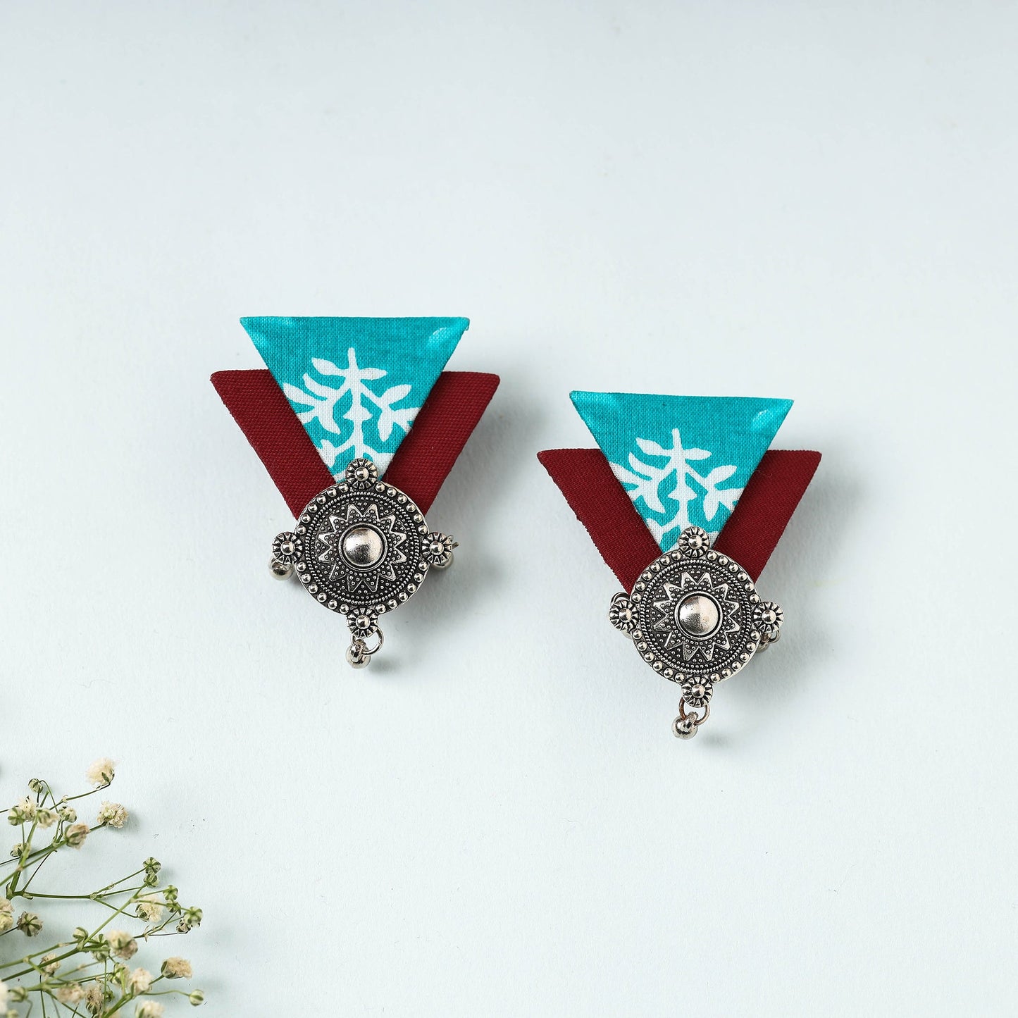  Handcrafted Fabart Earrings by Asalkaar 