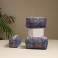Handcrafted fabric toiletry bags (set of 3) 13
