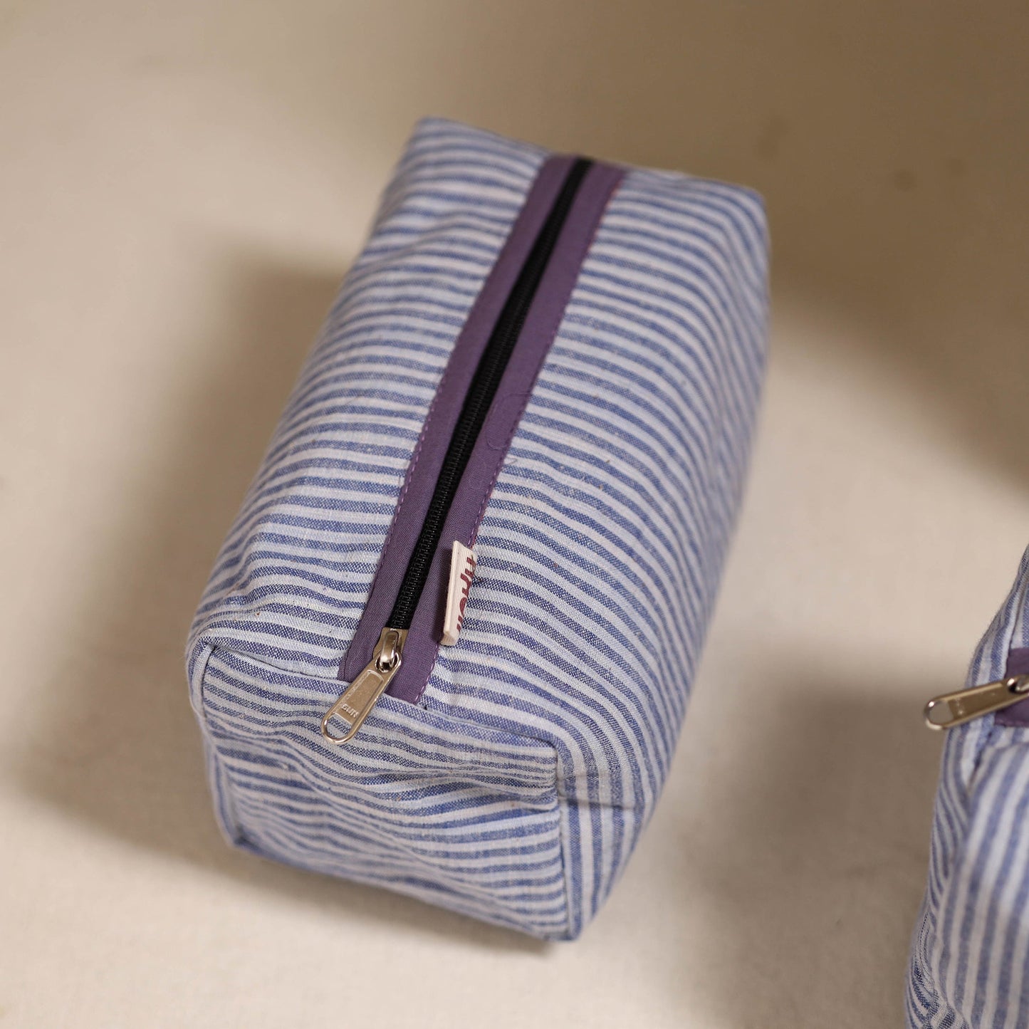 Handcrafted fabric toiletry bags (set of 3) 14