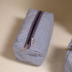 Handcrafted fabric toiletry bags (set of 3) 14