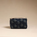 Blue - handcrafted fabric toiletry pouch 08