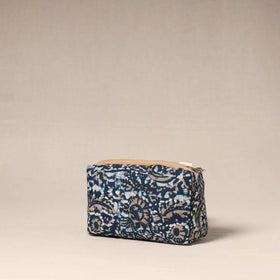 Brown - handcrafted fabric toiletry pouch 41