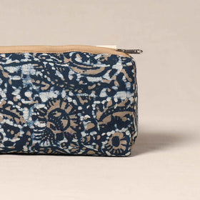 Brown - handcrafted fabric toiletry pouch 41
