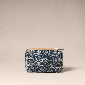 Brown - handcrafted fabric toiletry pouch 41