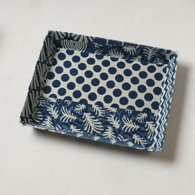 Blue - handcrafted fabric valet tray (12 x 10 in) 37