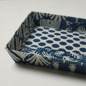 Blue - handcrafted fabric valet tray (12 x 10 in) 37