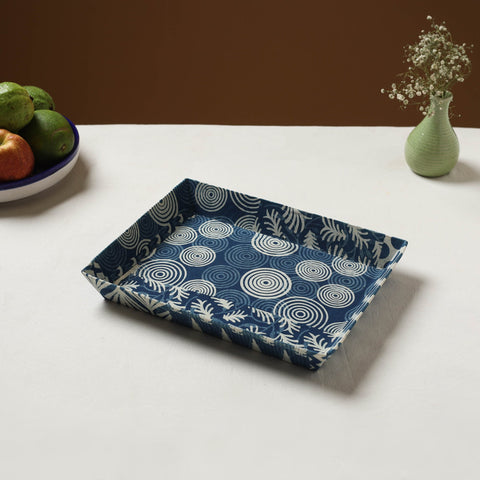 Blue - handcrafted fabric valet tray (12 x 10 in) 38