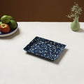 Blue - handcrafted fabric valet tray (9 x 7 in) 11