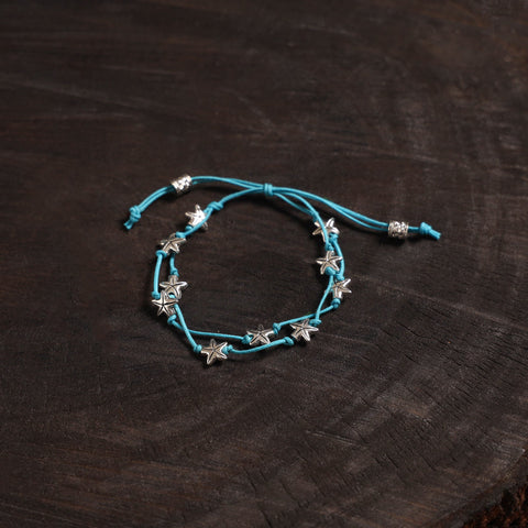 Handcrafted german silver bracelet 07