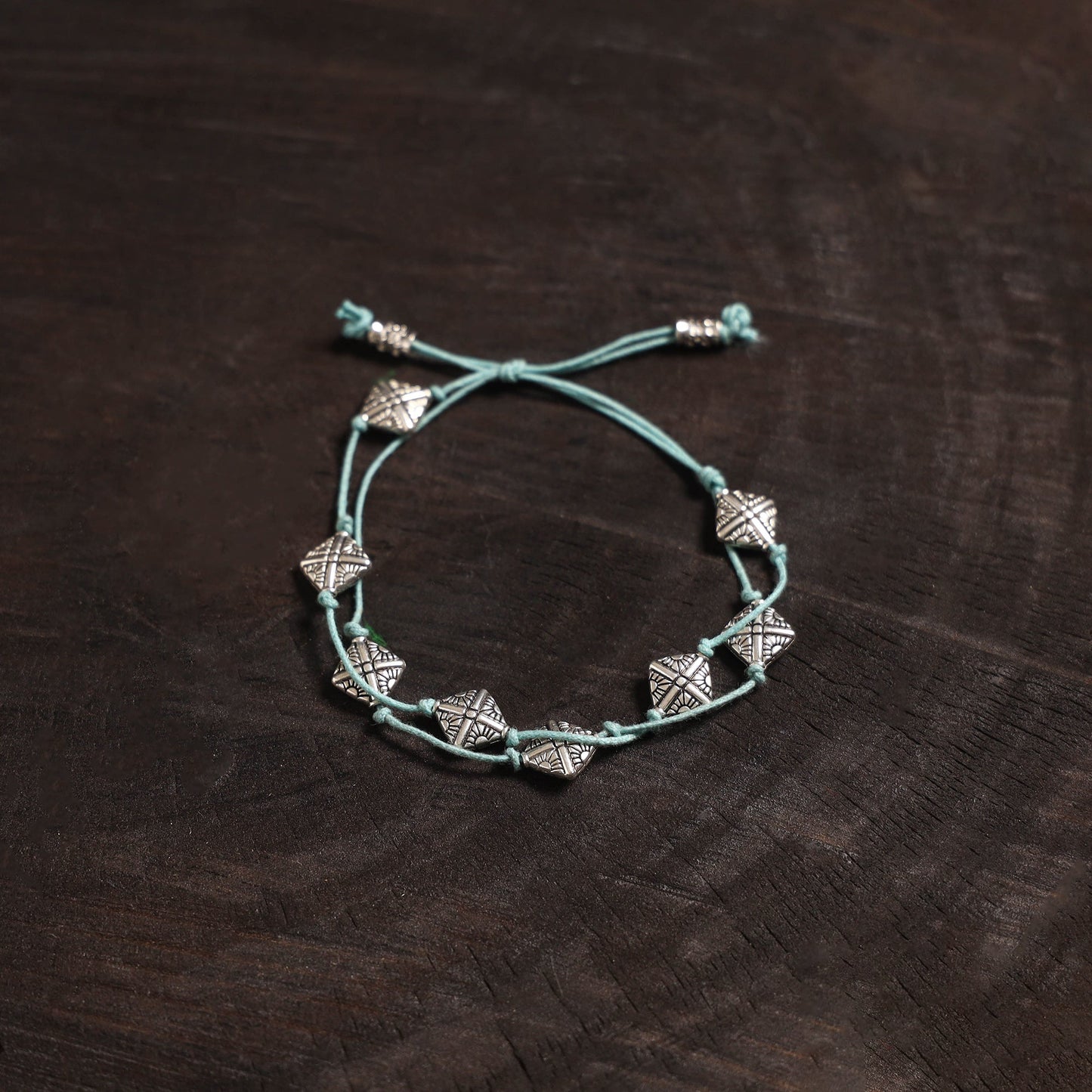 Handcrafted german silver bracelet 11