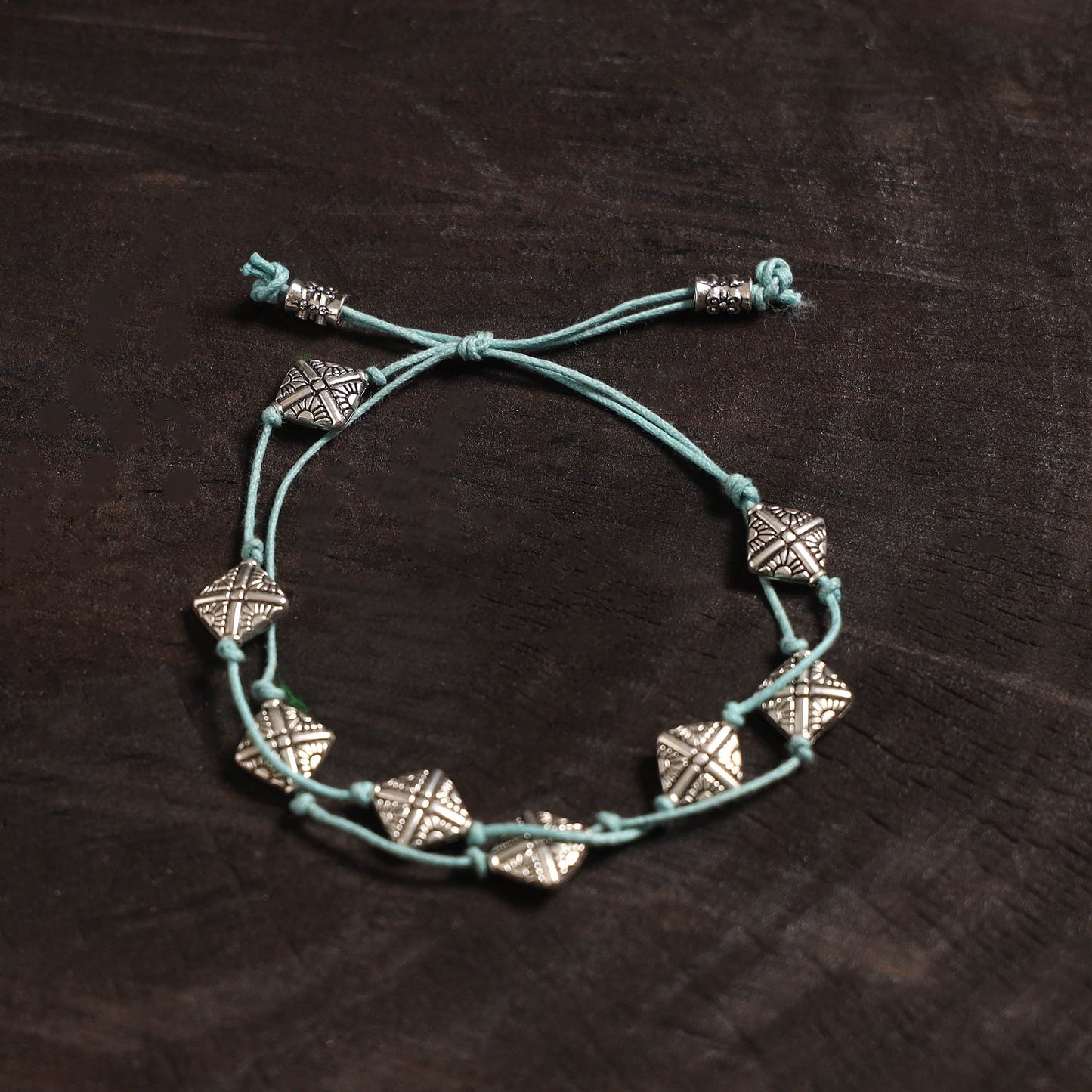 Handcrafted german silver bracelet 11