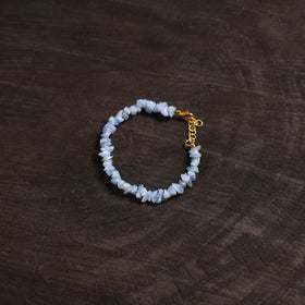 Handcrafted glass stone bracelet 07