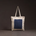 Handcrafted jacquard patch shoulder bag 06