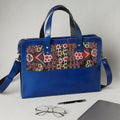  Handcrafted Kutch Embroidery Leather Laptop Bag 