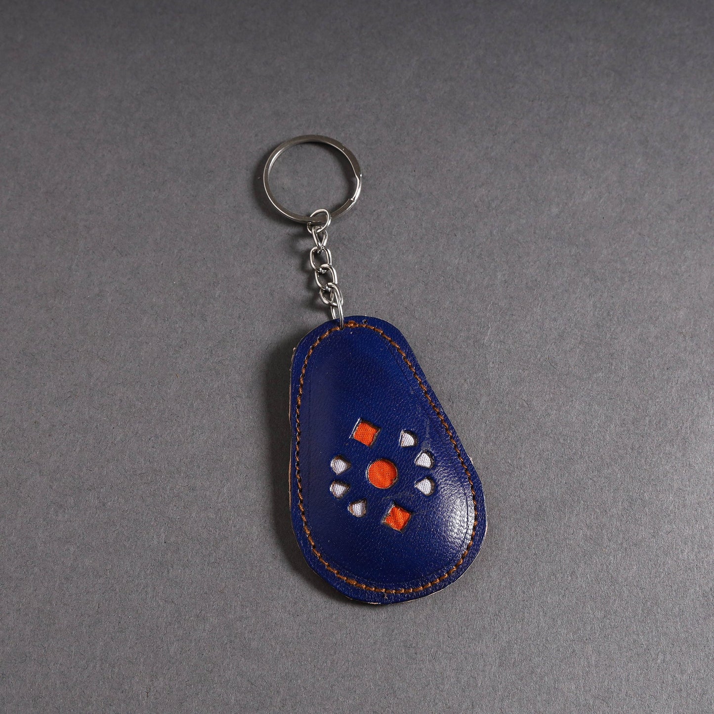  Handcrafted Kutch Leather Keychain 