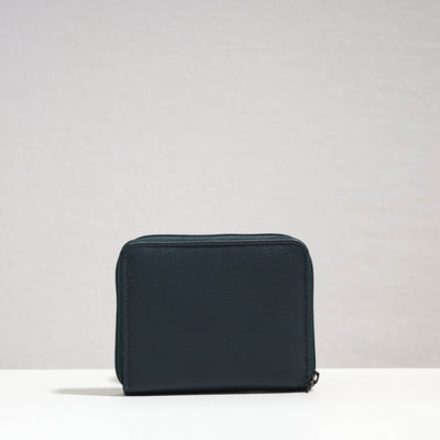 Blue Handcrafted Leather Wallet